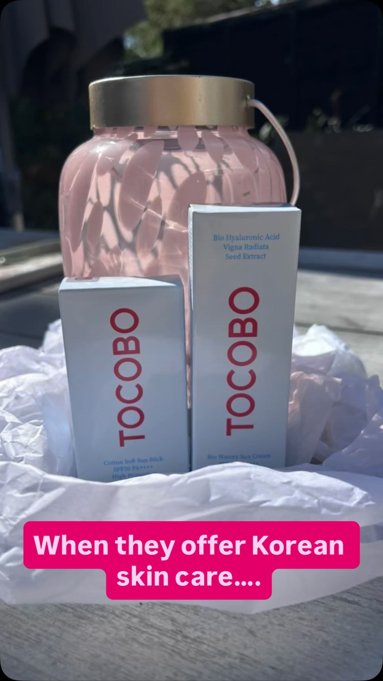 #sponsored When they ask to send you @tocobo_global Korean skin care…of course I said yes! Korean skin care is already i