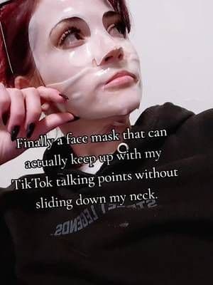 When the anti-slip grip actually means ANTI-SLIP. Talked through my entire routine and didn’t have to readjust it once. #RaelBeauty #HydrogelMask #SkincareTok #TikTokShopFinds #antislip