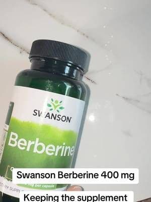 Swanson Berberine comes in 400 mg vegan capsules for an easy, straightforward addition to an established wellness routine. 🌿💊 #Swanson #Berberine #WellnessSupplement #SupplementRoutine #TikTokShop