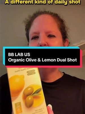 The @BB LAB US Organic Olive & Lemon Dual Shot is a simple, pre-portioned way to add a cold-pressed olive oil and lemon