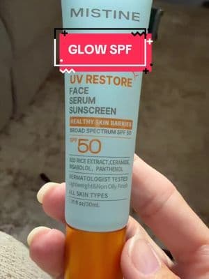 Check out this face serum sunscreen by Mistine! #mistine#serumsunscreen #sunscreen#tiktokshopmemorialday #tiktokshopspringglowup @MISTINE SKINCARE