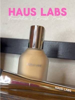 Looking for a foundation that gives coverage without looking heavy? ✨ The @Haus Labs Triclone Skin Tech Foundation delivers a lightweight, skin-like finish with medium, buildable coverage while being infused with 20+ skincare ingredients, including fermented arnica to help calm the look of redness. Paired with the Haus Labs foundation brush, blending is effortless for a smooth, airbrushed finish. If you have mature, dry, or sensitive skin, this bundle is definitely worth checking out! 🤎 #HausLabs #tiktokshopsummersale #tiktokshopcreatorpicks #TikTokShopFinds #tiktokshopbacktoschool