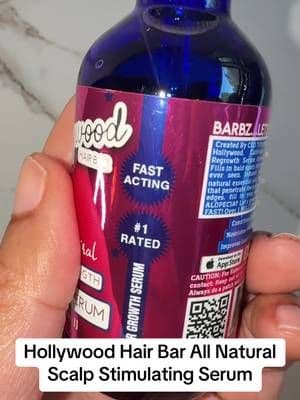 Hollywood Hair Bar’s scalp serum features ingredients like rosemary and biotin in an easy dropper formula. Perfect for adding a little extra scalp care to wash day or your regular hair routine. 💆🏽♀️✨ #HollywoodHairBar #ScalpCare #HairSerum #NaturalHairCare #TikTokShop