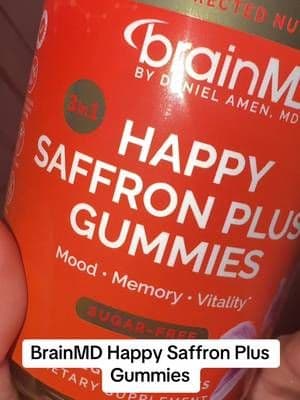 BrainMD turned its Happy Saffron Plus formula into an easy gummy option. Definitely one of the more interesting additions to my daily supplement lineup. โจ #BrainMD #SaffronGummies #SupplementRoutine #DailyWellness #TikTokShop
