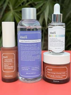 Why I Love the Dear, Klairs Set! 🤎✨ Finding skincare that hydrates, brightens, and keeps my skin balanced without feeling heavy? Dear, Klairs set does it all! 💧✨ 💙 Why I’m obsessed with these products: ✔️ Deep hydration without greasiness – my skin feels plump, fresh, and bouncy all day ✔️ Perfect for layering – absorbs beautifully and works great under makeup ✔️ Gives that natural glow – my skin looks smoother and healthier after every use 🍁 💧 My Experience with Each Product: ✨ Supple Preparation Unscented Toner – Hydrating, refreshing, and the perfect first step after cleansing. It gives my skin that dewy, prepped feel before serums. 🌟 Freshly Juiced Vitamin C Drop – A gentle but effective brightening boost! My skin looks more even and radiant after adding this to my routine. 💦 Maple Energy Infusing Serum – This one is a hydration powerhouse! My skin feels instantly softer and plumper after applying it. 🥰 Maple Energy Infusing Cream – The ultimate glow finisher! It locks in moisture, leaving my skin super smooth and nourished without any stickiness. ✨ Would I recommend it? ABSOLUTELY! If you’re looking for hydration, nourishment, and a natural glow, this set is so worth it! 🛍️ Grab yours on YesStyle & use my code SAFJB5OF for extra savings! 💰 @Dear Klairs @yesstyle influencer #klairs #klairs_yesstyle #kbeauty #glowingskin #klairs_vitaminc #hydrationboost #klairs_unscentedtoner #hydratingtoner #mapleenergyinfusingserum #Ad #Gifted #mapleenergyinfusingcream