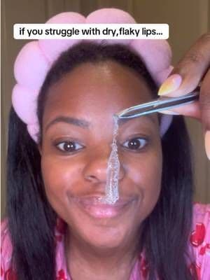 not me thinking dry lips were just normal 😅 this peel off lip mask leaves my lips smooth, hydrated & perfectly prepped