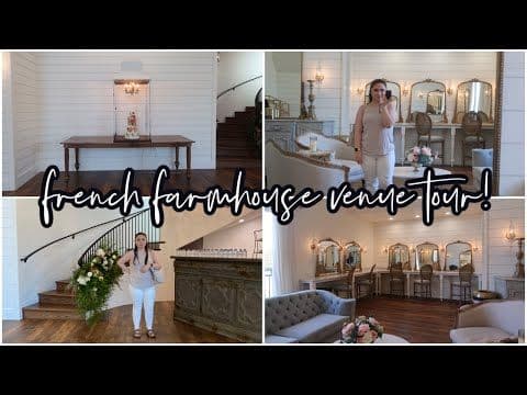 WEDDING VENUE TOUR! FRENCH FARMHOUSE VENUE IN COLLINSVILLE, TX!