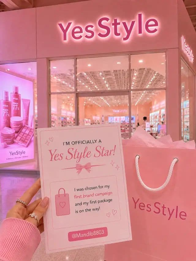🌸 So excited to be a @YesStyle Star!⭐🩷 I was already chosen for my first brand campaign and my first package is on the way! 🎁😍 🌷 Here is my link! 🔗 https://ystyle.co/8DWzU 💖 Use code: MANDIB8803 💖 #yesstyle 🛍️ #yesstylestar ⭐ #complimentary 🆓 #gifted 🎁 #mandib8803💕