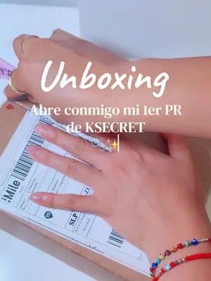 Ya quiero probar todo✨ una de mis marcas FAVORITAS @KSECRET GLOBAL 🫰🏻 Demasiadas cosas hermosas, me siento muy Bendecida y Agradecida 🙏🏻 #ksecret #seoul1988 #ugccreator #smallcontentcreator #prpackage