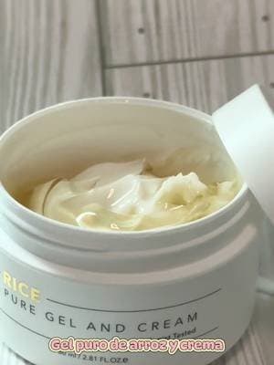 Gel puro de arroz y crema— Rice gel and cream #tiktokshop #rice #cream #gel #skincare @THANKYOU FARMER