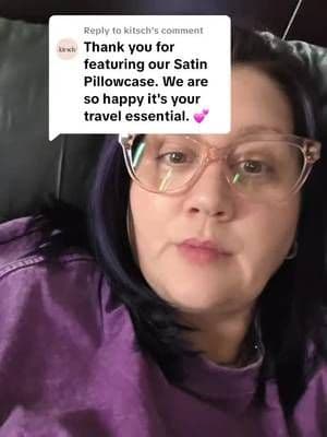 Replying to @kitsch Satin Pillow Case. #kitsch #PaidPartnership #fyp #TikTokHolidayHaul #holidaytravel
