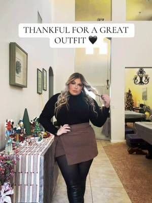 Happy Thanksgiving! 🤎 #halara #halaraglam #halaracorduroyskirt #skirt #skirtoutfits #tiktokshopnewarrivals #tiktokshopb