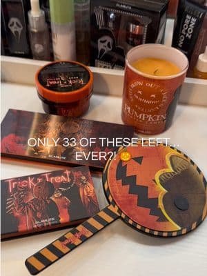 The Trick ’r Treat x @Glamlite bundle is almost sold out 🎃 This spooky makeup collection includes a pigmented eyeshadow palette, Sam mirror, blush duo,body butter and pumpkin candle. If you love horror themed makeup and Halloween beauty collections, this Glamlite bundle is a must have. #glamlite #spookymakeup #halloweenmakeup #tiktokshopsparkcreator #tiktokshopcreatorpicks