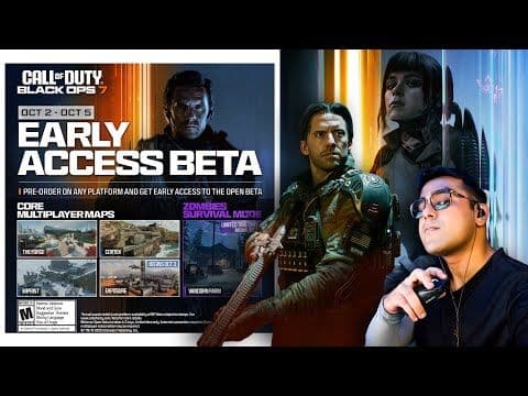 BLACK OPS 7 EARLY ACCESS BETA GAMEPLAY | INDIA | Multiplayer + Zombies