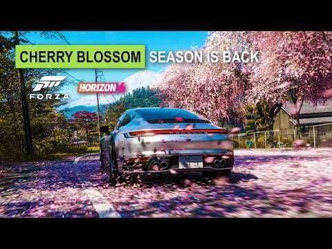 Cherry Blossom Season | Driving with Music, Chill Stream | #fh6