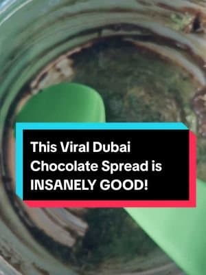 If you love the candy you'll love this spread! #dubaichocolate #viraldubaichocolate #chocolatepistachio #pistachiochocolate #nutbutter #hazelnut #hazelnutspread #tiktokshopsummerturnup #tiktokshopsummersale #tiktokshopdealsforyoudays #pistachio #snack #dessert