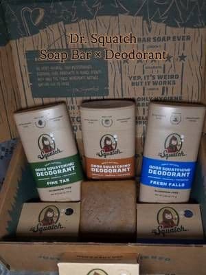 Dr. Squatch soap & deo #TikTokCreatorSearchInsightsIncentive #tiktokshopcreatorpicks #tiktokshopholidayhaul #drsquatchproducts #naturalsoapbars