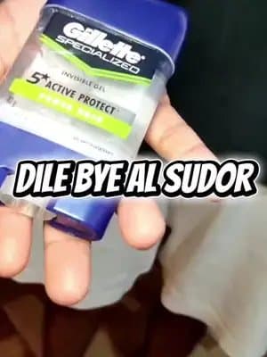 🤩 Le di a mi novio el desodorante viral de @Gillette 👀✨ y quedo encantado!! Ya tiene su fav para la rutina tan cargada que tiene!! 🏃🏻♀️🙂↔️ #GilletteGelPE #GilletteSigueTuRitmo #publicidad #creatorsearchinsignt #messi @For_Me