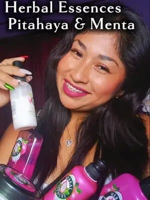 Nueva rutina capilar de @Herbal Essences México Pitahaya & Menta 🌿 para un cabello limpio e hidratado con perfume para cabello #HerbalEssencesMexico #publicidad #VibrasFrescuraFM @For_Me