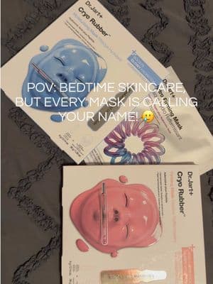 When you’re ready for bed but can’t decide which face mask your skin needs tonight 😩💤 Hydration, firming, or glow? Why choose when this trio does it all ✨@DrJart North America @Dr.Jart+ UK #drjart #matureskin #bedtimeroutine #tiktokshopcreatorpicks #tiktokshopsparkcreator