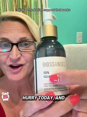 🔥 47% OFF! LIMITED-TIME DEAL! 🔥 ✨ Biossance 100% Squalane Oil supports hydration, softer skin, and a healthy-looking glow! 💕 Lightweight, fast-absorbing, and perfect for your face, body AND hair! ⭐ 4.9 stars! Go check out those reviews! Who else loves a skincare product that does MORE than one thing? 🙋♀️ 🛍️ Tap the link before this deal ends! @BIOSSANCE #TikTokShopBlackFriday #FallShopping #biossance #SqualaneOil #SkincareOver50