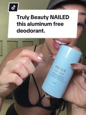 Okay, so I've been on a mission for an aluminum free deodorant that actually works. And I found it. This one from Truly? It's legit. Keeps me fresh all day. It also could help with ingrown hairs under arms and underarm brightening, which is a bonus. If you're looking for aluminum free deodorants that work, this is it. No pit-stink, just fresh. #aluminumfreedeodorant #cleandeodorant #deodorantreview #aluminumfreedeodorantthatworks #tiktokshop #trulybeauty #Inverted #springtok #tiktokshopspringglowup #creatorboostcamp #tiktokshopcreatorpicks