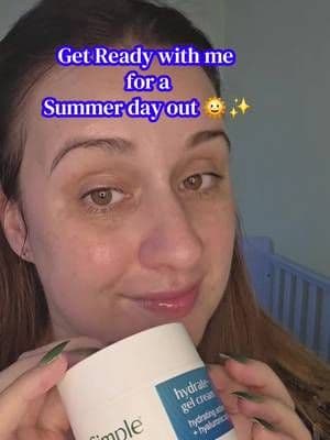 Summer is coming and your makeup needs a base that can handle it! 🌞☀️ I use the Simple Hydrate+ Gel Face Cream because prepped, hydrated skin is the difference between a look that lasts and a look that melts 🌞🫠 @SimpleSkincareUK #SimpleSquadUK #AD #SimpleHydratePrep #skincare #skincaretips