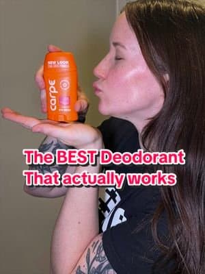 Never thought I would care so much about my deodorant let alone be excited about it—but here we are 🤷♀️ thanks @Carpe 🫶🫶 #carpe #deodorant #antiperspirant #smellgreat #tiktokshopcreatorpicks