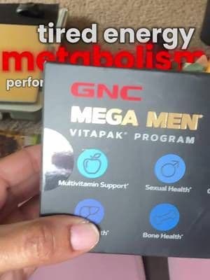 🛍️ GNC MEGA MEN 40+ VITAPAK PROGRAM Low energy, slowing down, and not feeling like himself? 😩 It’s time for a real upgrade 👀 This 40+ vitapak supports energy, heart, and overall performance 🔥 Don’t wait—add to cart NOW! #tiktokshop #tiktokmademebuyit #menshealthmatters #energyboostdaily #over40fitness