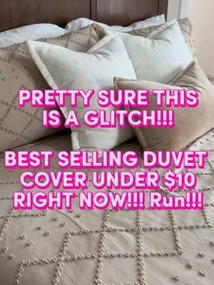 🚨ALMOST GONE🚨 This Bedsure duvet cover is on an INSANEEEE sale today under $10! #duvetcover #duvet #bedding #bedsure #springglow-up #tiktokshopspringglowup #tiktokshopcreatorpicks #tiktokshopspringglowup #CapCut