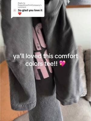Replying to @PoppyRosePrintCompany thanks for the cute tee π₯° #shirt #tshirt #basictee #basictops #comfortcolors #comfortcolorstee #motherhood #mama #momstyle #ootd #mothersdaygift #momlife #springstyle #summerfashion #springoutfit #summeroutfit #summerstyle #tiktokshopfashion #tiktokshopfinds #tiktokshoprestock #tiktokshopaffiliate