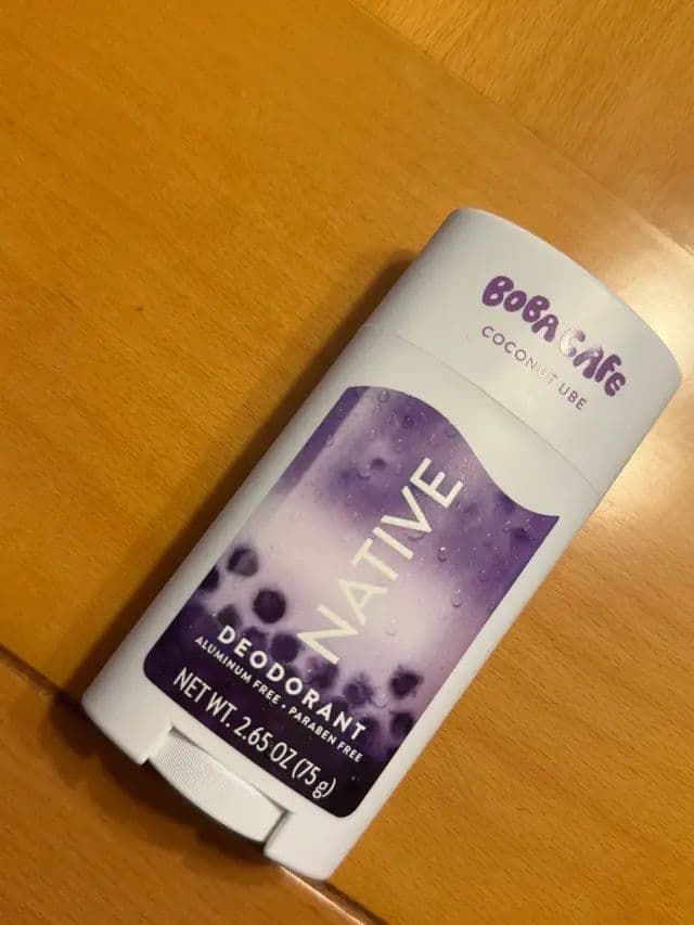 Thanks @influenster @Native Obsessed with this deodorant I love this new native boba collab it’s the best. It actually works too long lasting and smells incredible #complimentary #GiftedByNative #NativeGlobalDeodorant