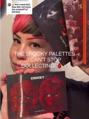 Replying to @Simplicity Wax These @Glamlite horror-inspired makeup palettes are perfect for spooky glam lovers 🎬🖤 From everyday neutrals to bold dramatic shades, they’re fun, collectible, and perfect for creating edgy or soft glam looks all year long! 🔪 #spookymakeup #tiktokshopcreatorpicks #tiktokshopsparkcreator #glamlitepalette #horrormakeup
