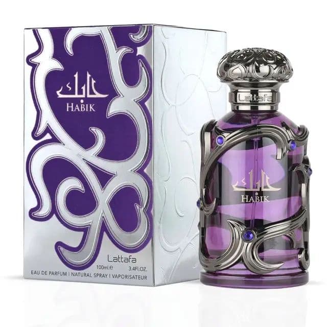 Lattafa Habik is a clean, aromatic woody Eau de Parfum that elevates his everyday—fresh bergamot and lavender over warm amberwood, musk and tonka. Perfect for the office, date night, or as a standout Father’s Day gift. Add a touch of purple luxury to his routine. #weeklydeals #payday #RushReady #tiktokshopsummersale #LattafaHabik #mensfragrance #everydayscent #giftforhim #fathersdaygift