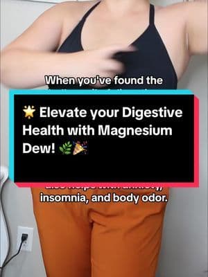 Say goodbye to discomfort and digestive issues with Magnesium Dew! 💥💆♀️ 💦 Digestive Triumph: Magnesium Dew is more t