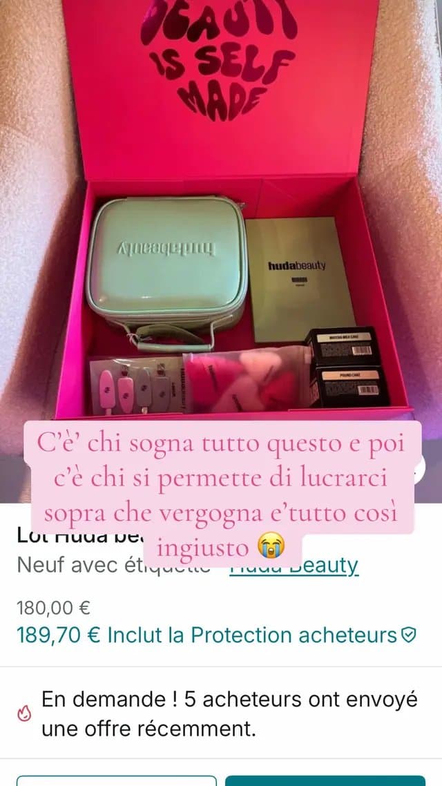 Dire che vergogna è proprio il minimo , trovo tanto ingiusto tutto questo 😢c’è chi merita veramente queste box e si imp