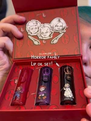 #lip #lipoil #lipoils #swatch #lipoilswatch #glamlite #chucky #tiffany #glen #horror #spooky #glamlite #glamlitecosmetics ##cosmetics #makeup #makeuproutine #makeupchallenge #glamlitexchucky #tts #ttshop @Glamlite #ttshopdeals #ttslevelup #ttsrecharge #tiktokshop #tiktokshopfinds #tiktokshopcreatorpicks #tiktokshoppingpaydaysale #tiktokshopping #tiktokshoploveatfirstfind #tiktokshopsummersale #tiktokshopsummerturnup #freeshipping #tiktokshopproducts #dealsforyoudays #tiktokshopbeauty #beautytok #beautybestie