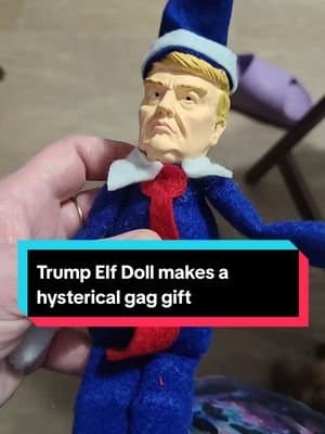 How funny is this Trump Elf doll? check it out below! #doll #trump #trumpelf #elf #gaggift #whiteelephant #gifting #funnygifts #holidayhaul #tiktokshopholidayhaul #tiktokshopholidahdeals #christmastok #tiktokshopfinds #holidaygifts #holidaygifting #holidaygiftideas #christmasgift #christmasgiftideas