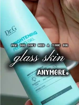 Dr.G Brightening Peeling Gel + R.E.D Blemish Clear Soothing Cream ✨ Achieve K-celebrity-like soft, glass skin at home with Aqua Peeling 💧 This dermatologist-developed peeling gel has been #1 at Olive Young for four years and works even on wet skin. Rich in 8 types of Hyaluronic Acid, plant-derived cellulose, Aqua Ceramide and Vitamin C, it gently lifts dead skin cells while keeping skin hydrated and bright. Seal in the moisture with the R.E.D Blemish Clear Soothing Cream for a calm, healthy glow ✨ Now available on Amazon. @dr.g_global #ad #drg #drgpeelinggel #drgredblemish @Dr. G
