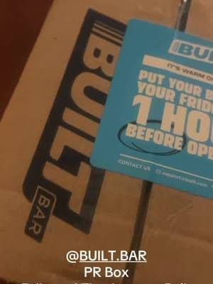 Recieved this amazing #prbox from @BUILT.BAR @GiftlyByKlickly #multipleflavors #proteinsource #proteinbars #fypシ゚viral