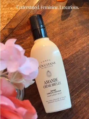 A soft veil of almond with a warm, subtly sweet finish. 🤍 This hair & body mist feels light, elegant and effortlessly luxurious — beautiful on its own or layered with the L’Occitane Almond range. Product received for free for review. @sephoracanada @loccitane #LOccitane #LOccitaneAlmond #AlmondFragrance #HairAndBodyMist #Gifted@sephoracanada @L’OCCITANE