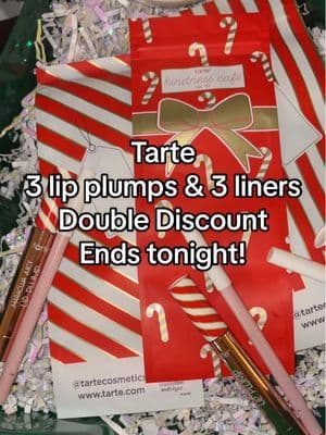 Tarte holiday trio on sale grab 6 @tarte cosmetics products while sale lasts #tiktokshopholidayhaul #tarte #tartecosmetics #giftsforher #stockingstuffer