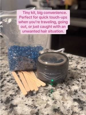 This is a must have when you are traveling or on the go! @Tress Wellness #ad #tresswellness #wax #onthegowaxkit #eyebrows