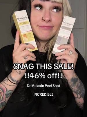 I absolutely swear by Dr. Melaxin! I need a jug of this stuff! Snatch this sale up before I do! #drmelaxin #peelshot #skinstok #skincarehacks #tiktokshop