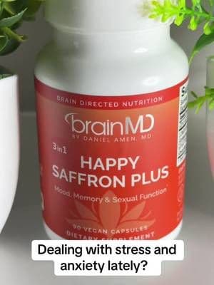 BrainMD Happy Saffron Plus Mood off?? 😩 Happy Saffron = natural mood support 💛✨ Small boost, big difference 🙌 #tiktokshop #tikmademebuyiy #moodboost #mentalwellness #stresssupport