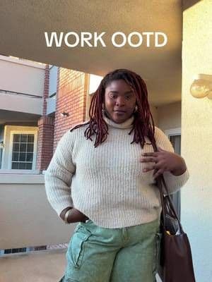 Keeping it cute and casual on this beautiful Friday🫶🏾 how was everyone's day?? Sweater: @Old Navy Official Jeans: @FashionNova Shoes + Watch: @SHEIN @SHEINUS Earrings: #amazonfinds Bag: @TELFAR #corporatebaddie #workootd #workootdinspo #fitcheck #ootd