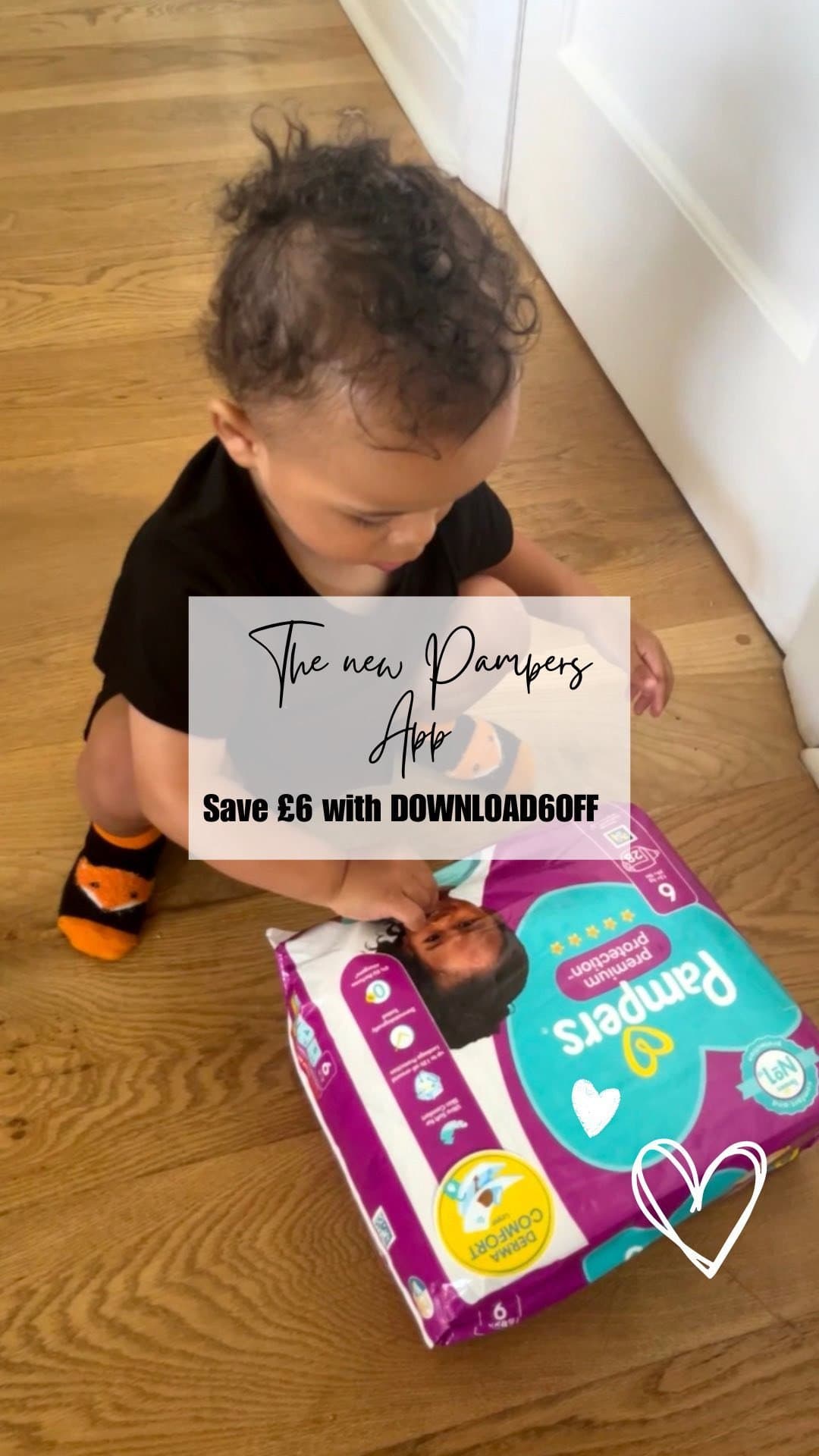 We wanted to show you the new Pampers app. We’ve been using it for a couple of months now and it’s so easy to navigate a
