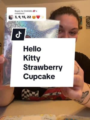 Replying to @CHANEL💋 HELLO KITTY STRAWBERRY CUPCAKE #tiktokmademebuyit #hellokittystickerbook #sanrio #dealdrops #hellokitty
