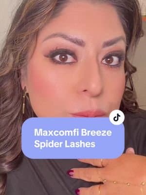 If you want that soft, effortless lash look without the heaviness, the @Maxcomfi Spider Lashes in Breeze are it. These are lightweight, feather-light lashes that give you a wispy, airy, slightly spiky finish for a natural but elevated look. Perfect for everyday wear, they add subtle volume and lift while still looking like your lashes, just better. The flexible band makes them super easy to apply, even if you struggle with lash glue, and they stay comfortable all day with no poking or heaviness. Think soft glam, clean girl aesthetic, and a natural lash extension vibe in minutes. #MaxComfi #MaxComfilashes #tiktokmademebuyit #beautyfinds #glam