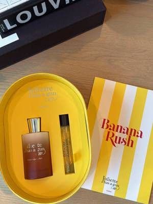 banana is finally having a moment! Juliette Has a Gun has a new perfume coming to @sephora March 18th! @Juliette has a gun Banana Rush Eau de Parfum π Notes: banana, maple syrup coconut, frangipani flower vanilla, sandalwood #giftedbyjuliettehasagun #newperfume #perfumetok #juliettehasagun